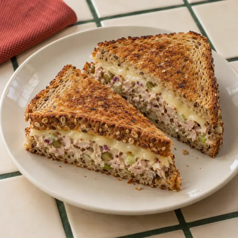 Bambi's Tuna Melt, sándwich de atún gratinado (imagen ilustrativa)