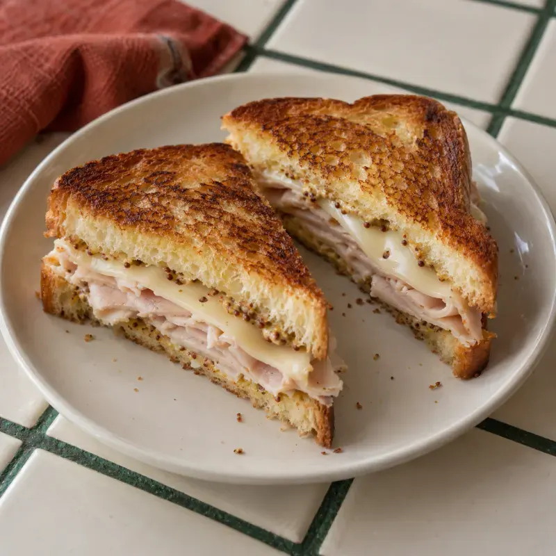 Bibi, sándwich de pavo y queso suizo (imagen ilustrativa)