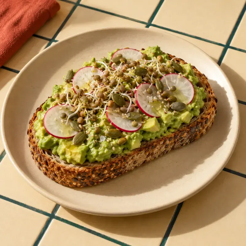 Alicia, avo toast (imagen ilustrativa)