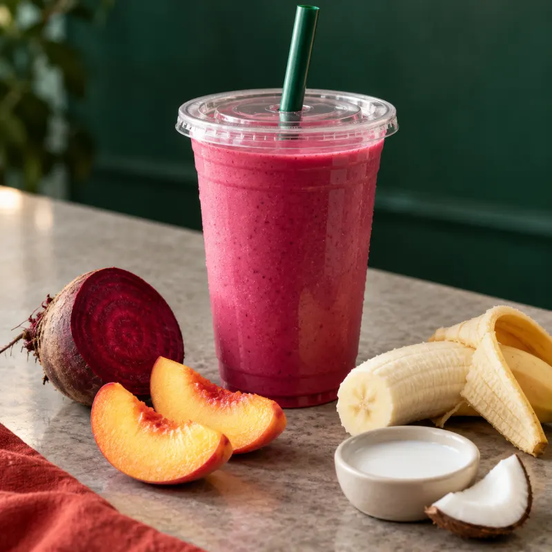 Frank, smoothie de betabel (imagen ilustrativa)