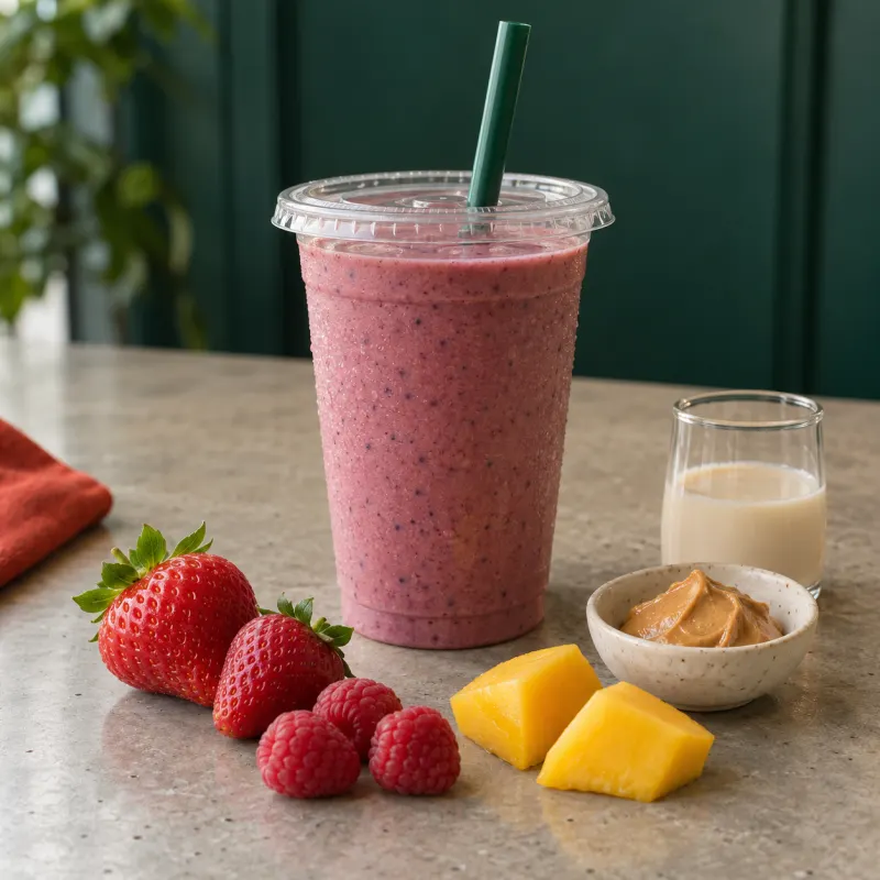 Rosalia, smoothie de frutos rojos (imagen ilustrativa)