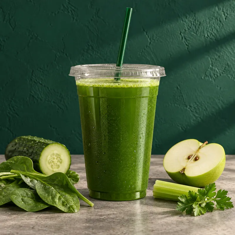 Salomon, jugo verde (imagen ilustrativa)