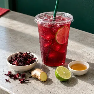 Tracy, agua de jamaica (imagen ilustrativa)